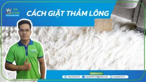 Cách giặt thảm lông