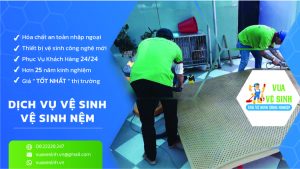 Dịch vụ giặt nệm