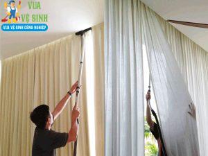 giặt rèm cửa hóc môn