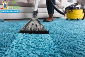 Cách giặt thảm lens