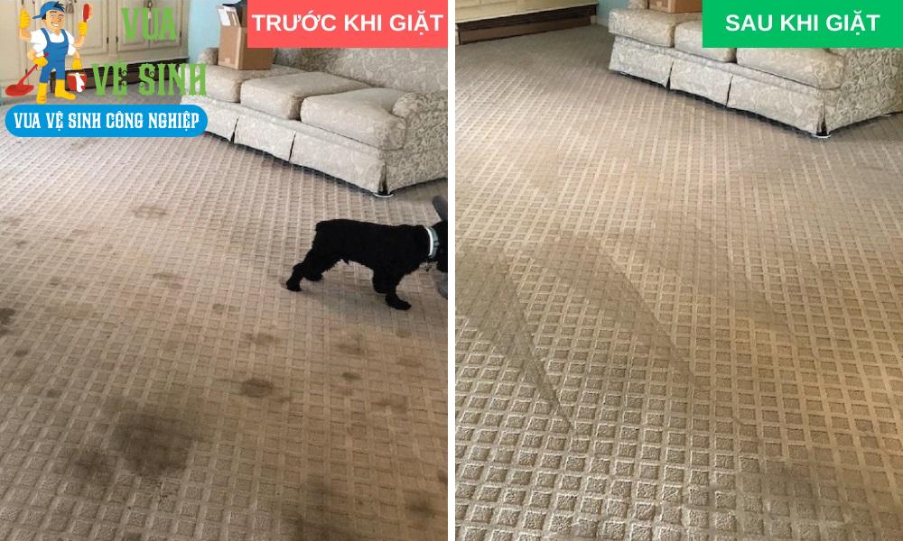 Dịch vụ giặt thảm quận 11