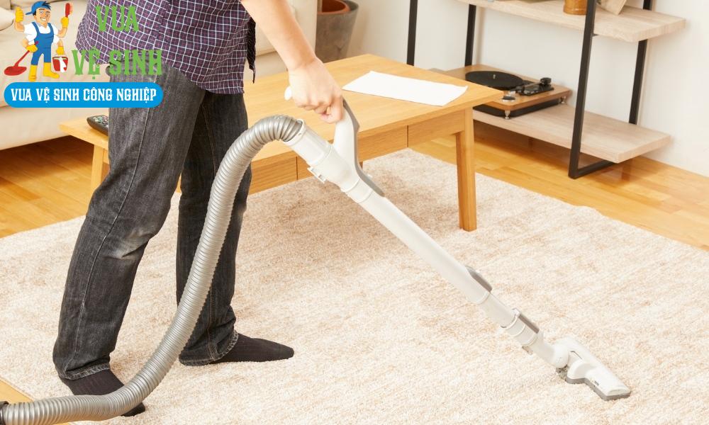 giặt thảm bằng baking soda